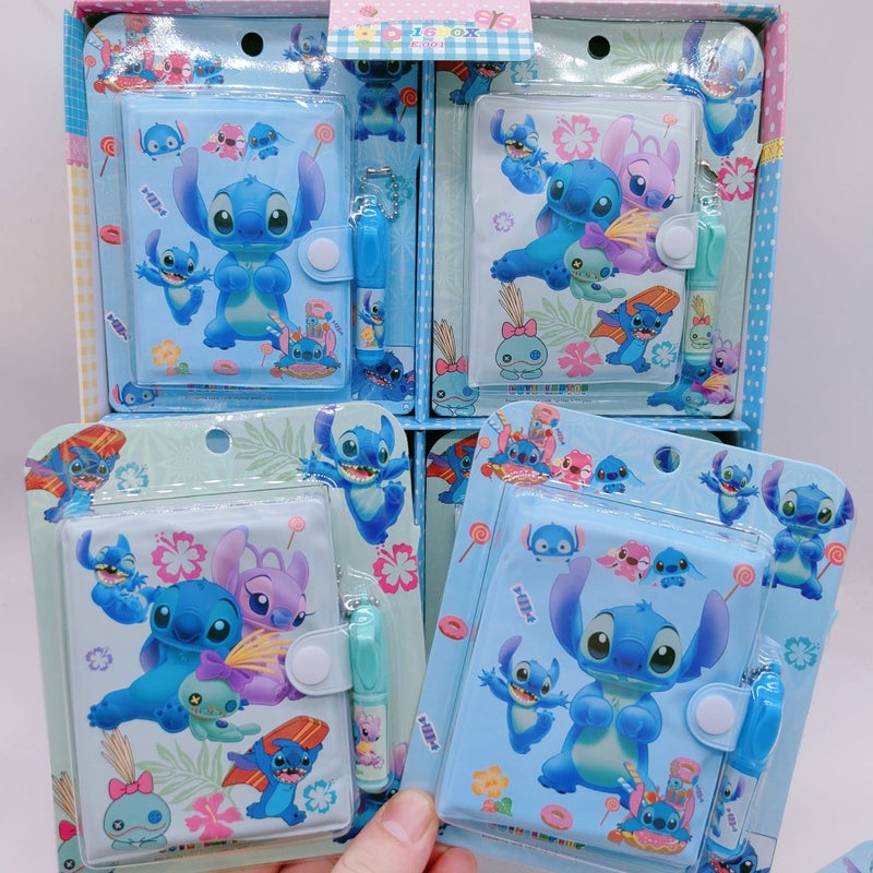 Cartoon Stitch Cute Handbook Notebook With Pen High-Looking Diary Student Diary - Image 4